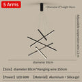 DecorBites™ Ladder Characteristic Pendant Chandelier LED Living Room Kitchen Dining Light