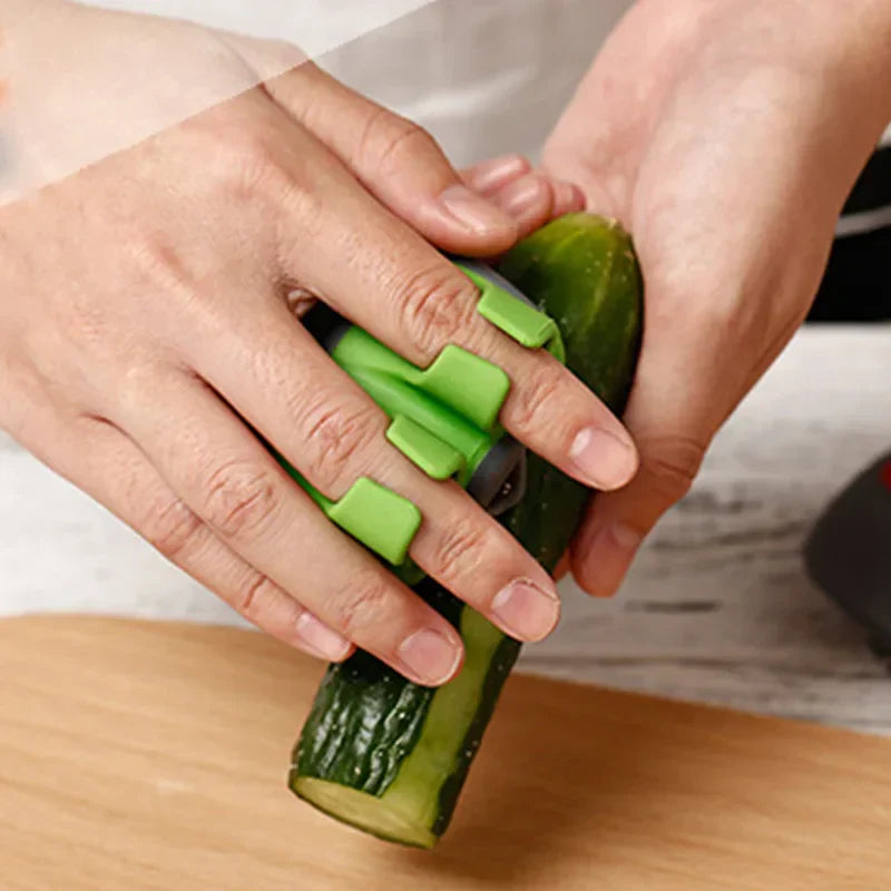 DecorBites™ Fruit Peeler Slicer Double Fingers Opener Cutter Stainless Blade Kitchen Gadget