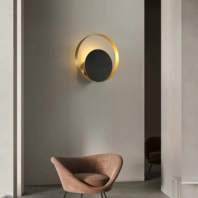 DecorBites™ Gold Nordic LED Wall Sconce - Modern & Stylish Indoor Lighting for Living, Bedroom, Dining & Bedside