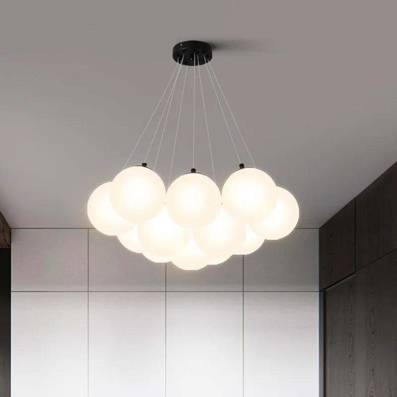 DecorBites™ Glass Ball LED Pendant Lights for Teen Room Decor
