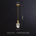 DecorBites™ Gold Crystal Pendant Light Chandelier for Living Room Kitchen LED Art Deco