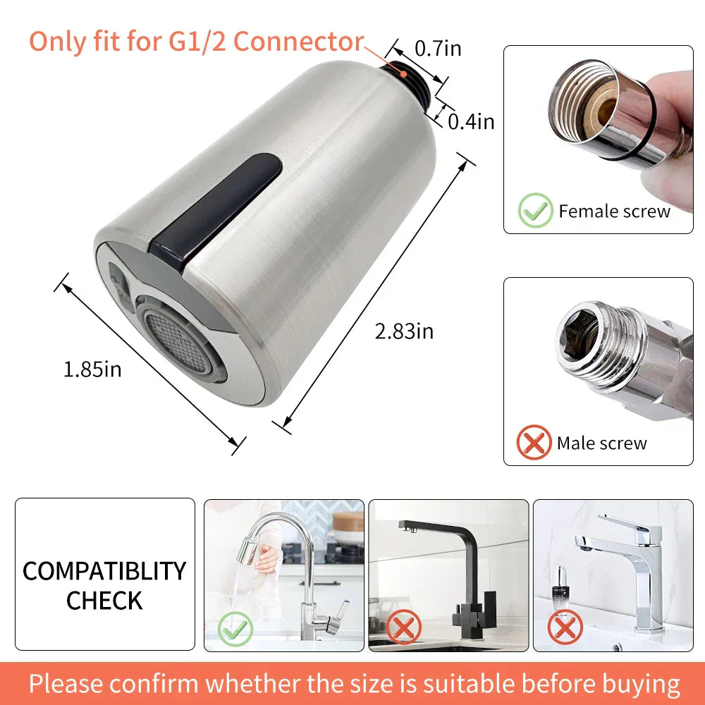 DecorBites™ Intelligent Faucet Sensor Mixer for Bathroom Kitchen, Water-Saving Automatic Adapter