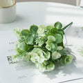 DecorBites™ Eucalyptus Leaves Vase: Artificial Plants for Home, Christmas, Wedding, Garden, Floristics