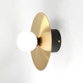 DecorBites™ Golden Glass Ball Indoor Wall Sconce Light Fixture