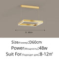 DecorBites™ LED Chandelier: Modern Aluminum Luster Lamps for Bedroom, Hall, Dining, Living Room