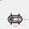 DecorBites™ Industrial Outdoor Wall Lamp Waterproof LED Wall Light for Porch Garden Balcony