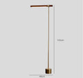 DecorBites™ Linear Wood LED Floor Lamp | Modern Minimalist Designer Vertical Loft Floor Light