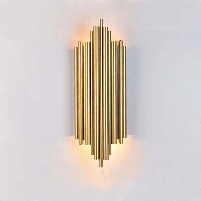 DecorBites™ Gold LED Wall Lamp for Living Bedroom Kitchen Indoor Decor