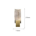 DecorBites™ Crystal Wall Light: Modern Minimalist American Art Bedside Study Designer Wall Lamp