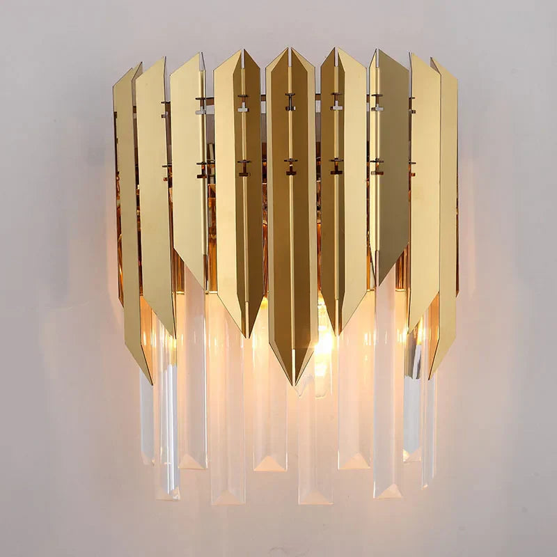 DecorBites™ Crystal Wall Lamp: Wireless Charging Light for Bedroom, Aisle, Staircase