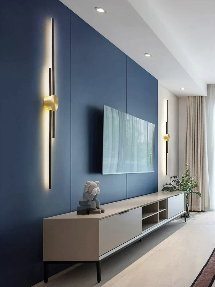 DecorBites™ Copper Wall Light for Bedroom, Living Room, TV Background - Minimalist Luxury Design