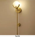 DecorBites™ Golden Marble Wall Lamp Luxury Living Room Bedroom Decor Sconce