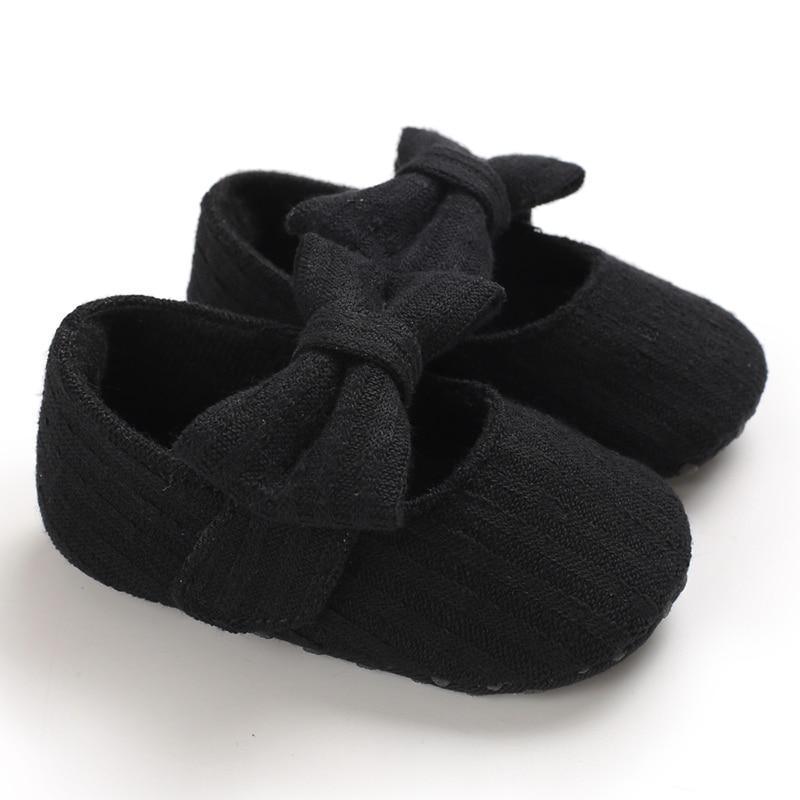 Baby Girls First Walkers Bow Knot Solid Soft Shoe Footwear For Baby Girl Breathable Shoes