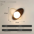 DecorBites™ Glass Ball LED Wall Lamp for Modern Nordic Lighting in Living Bedroom