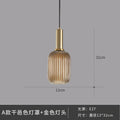 DecorBites™ Glass Pendant Lights: Nordic Style Bedroom Kitchen Hanging Lamp