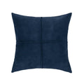 DecorBites™ Cross Faux Suede Throw Pillow Cover for Car Couch Sofa Bed Home Decor