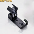 DecorBites™ Black Aluminum Hand Shower Holder Wall Mount Bracket