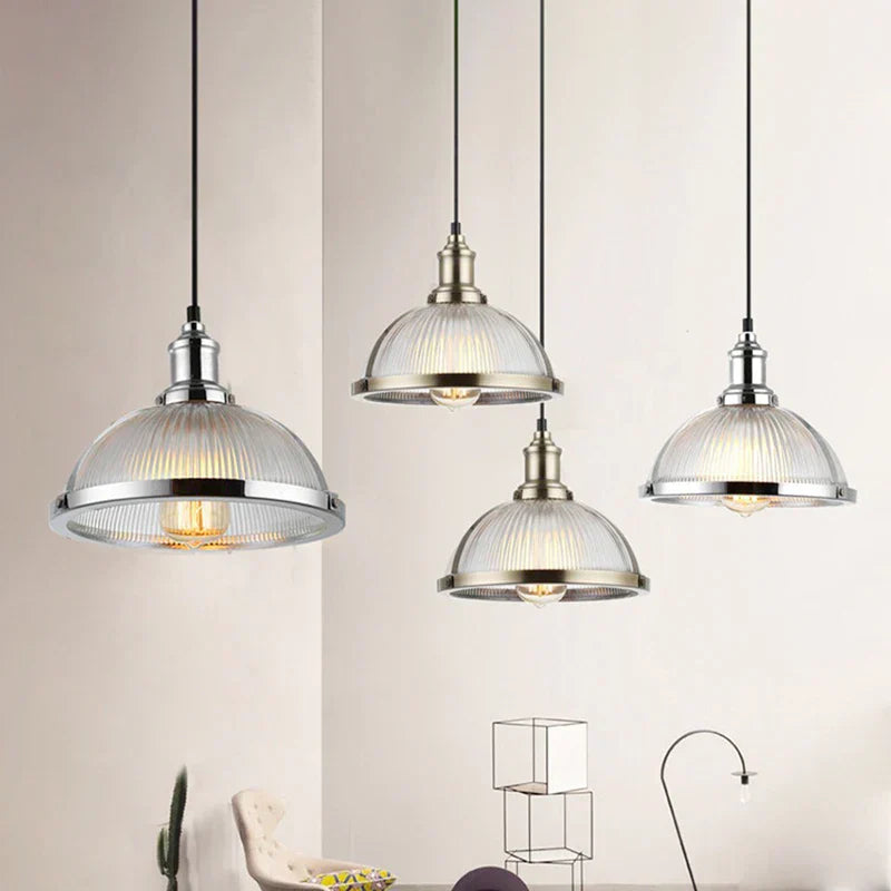 DecorBites™ Glass Shade Pendant Light Fixture for Dining Room Office E27