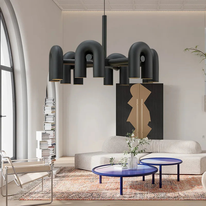 DecorBites™ Cirkus LED Metal Chandelier for Kitchen Dining Living Room Bedroom Art Decor