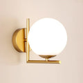 DecorBites™ Glass Globe Wall Lamp for Bedroom, Staircase, Hallway, Office - Modern E27 Indoor Fixture