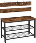 Coat Rack Shoe Bench Set, Entryway Shoe Rack