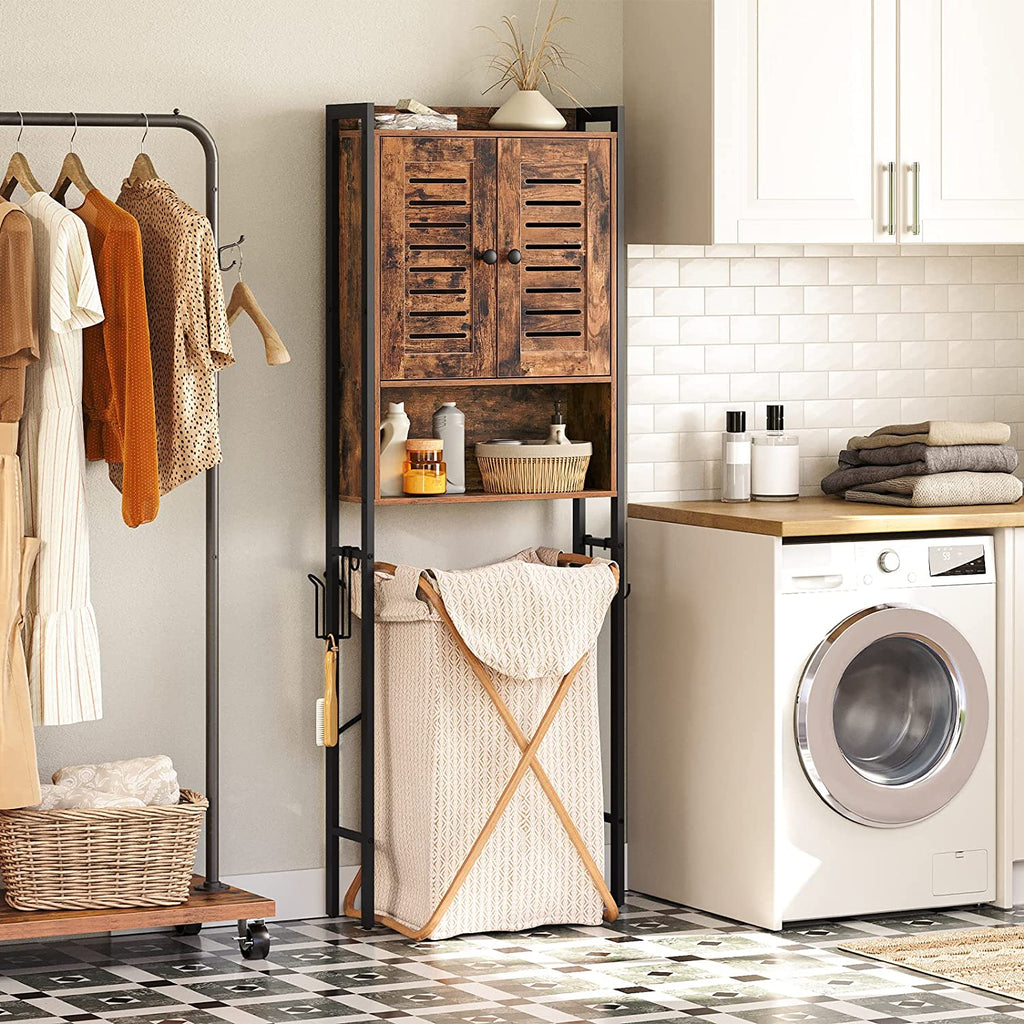 Over The Toilet Storage Cabinet, Mass-Storage Over Toilet Bathroom Organizer, Toilet Rack