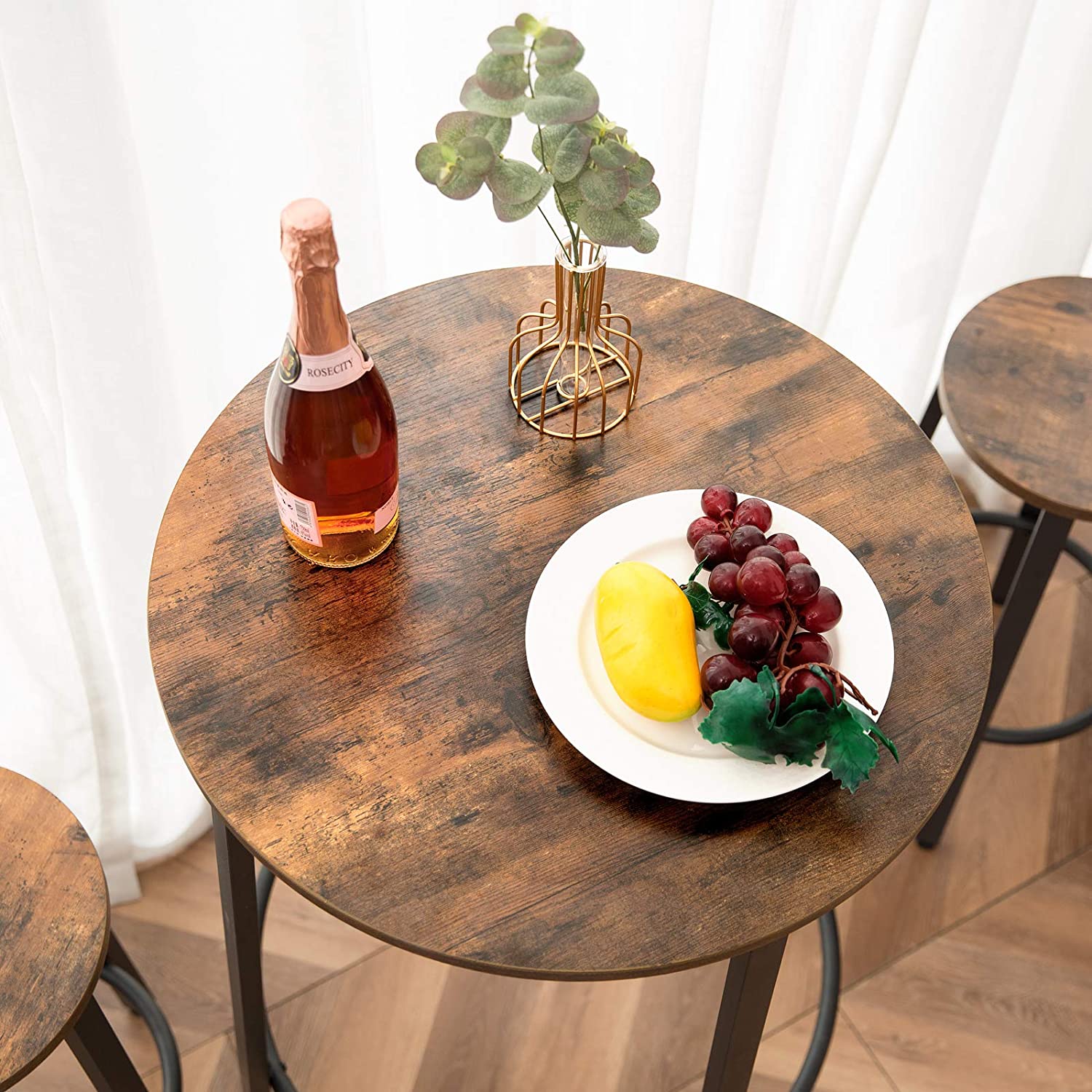 Round Bar Table, High Pub Table, Breakfast Table