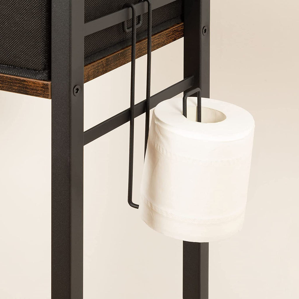 Over The Toilet Storage, 5 Tier Bathroom Organizer with Storage Drawer