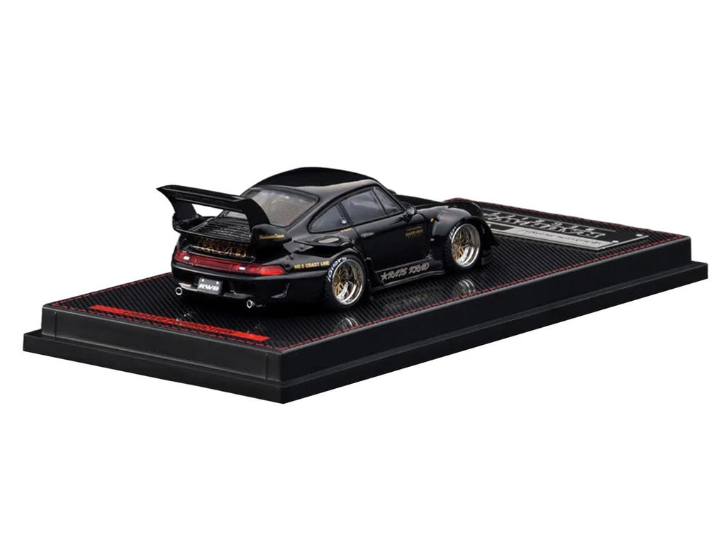 RWB 993 "Dark Star" Black 1/64 Diecast Model Car by Ignition Model