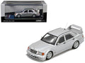 Mercedes-Benz 190E 2.5-16 Evolution II Silver Metallic 1/64 Diecast Model Car by Inno Models