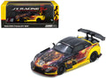 Honda S2000 (AP1) RHD (Right Hand Drive) "J's Racing - Maou" Yellow with Carbon Top with Graphics 1/64 Diecast Model Car by Inno Models