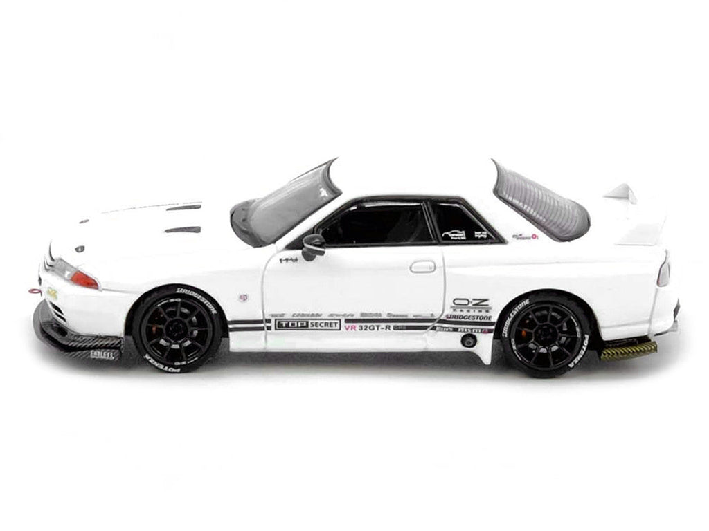 Nissan Skyline "Top Secret" (VR32) GT-R RHD (Right Hand Drive) White 1/64 Diecast Model Car by Inno Models