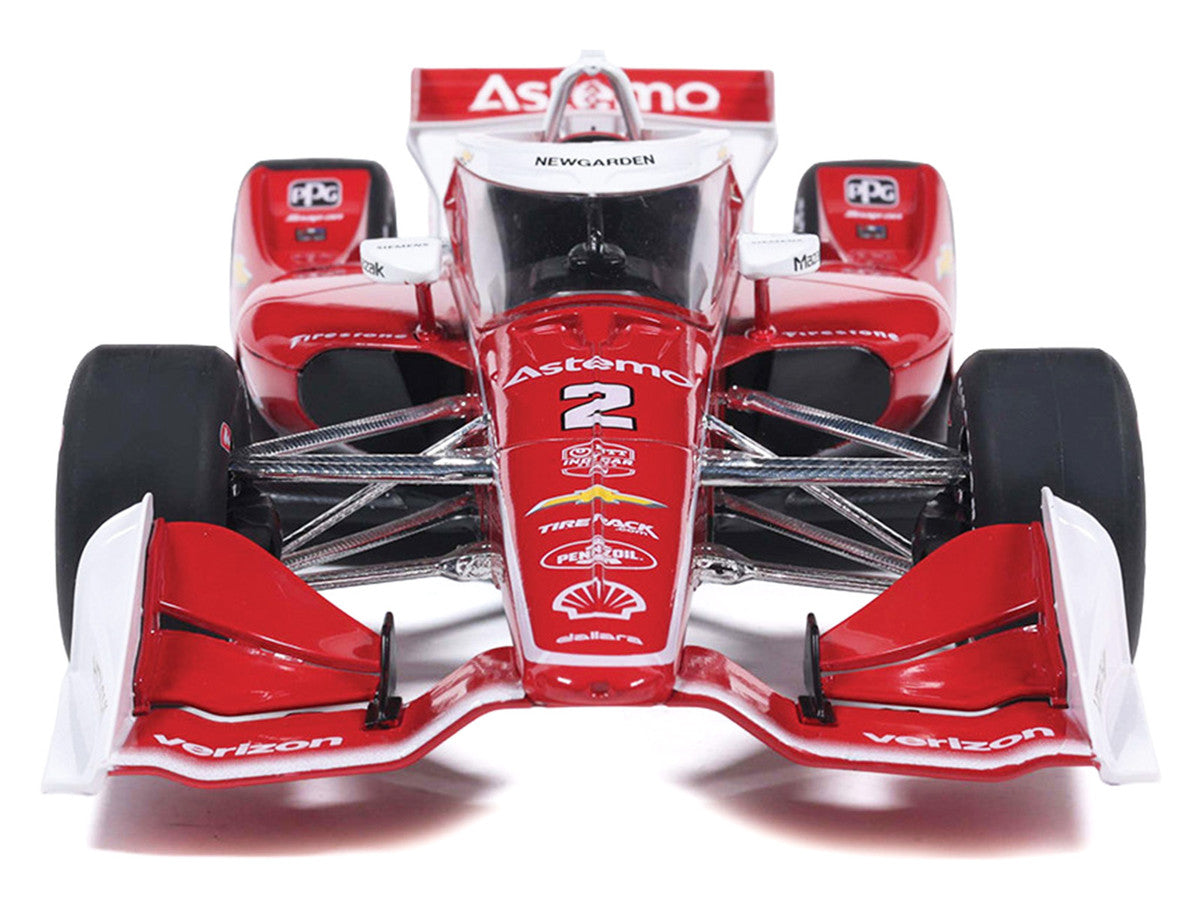Dallara IndyCar #2 Josef Newgarden "Astemo" Team Penske (Road Course Configuration) "NTT IndyCar Series" (2026) 1/18 Diecast Model Car by IXO Models