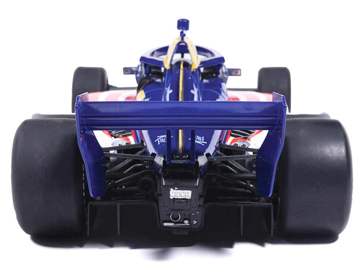 Dallara IndyCar #14 Santino Ferrucci "HFOT.Org" AJ Foyt Racing (Road Course Configuration) "NTT IndyCar Series" (2026) 1/18 Diecast Model Car by IXO Models