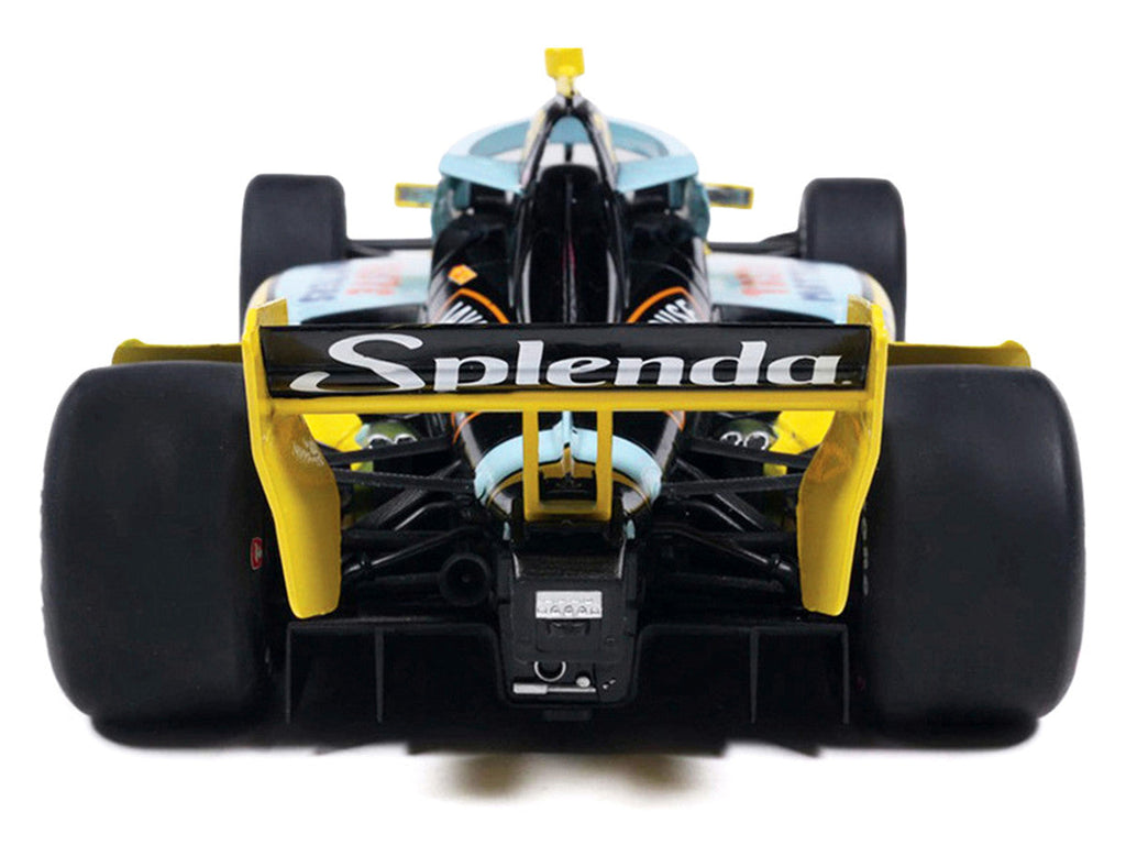 Dallara IndyCar #21 Christian Rasmussen "Splenda" Ed Carpenter Racing (Road Course Configuration) "NTT IndyCar Series" (2026) 1/18 Diecast Model Car by IXO Models
