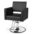 Barber Salon Chair Beauty Styling Chair with Hydraulic Pump and Adjustable Height 360?Swivel Spa Chair-Black