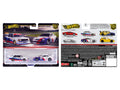 BMW 320 Group 5 #12 White with Stripes and 2001 BMW M3 GTR #3 White with Stripes "Car Culture" Set of 2 Cars Diecast Model Cars by Hot Wheels