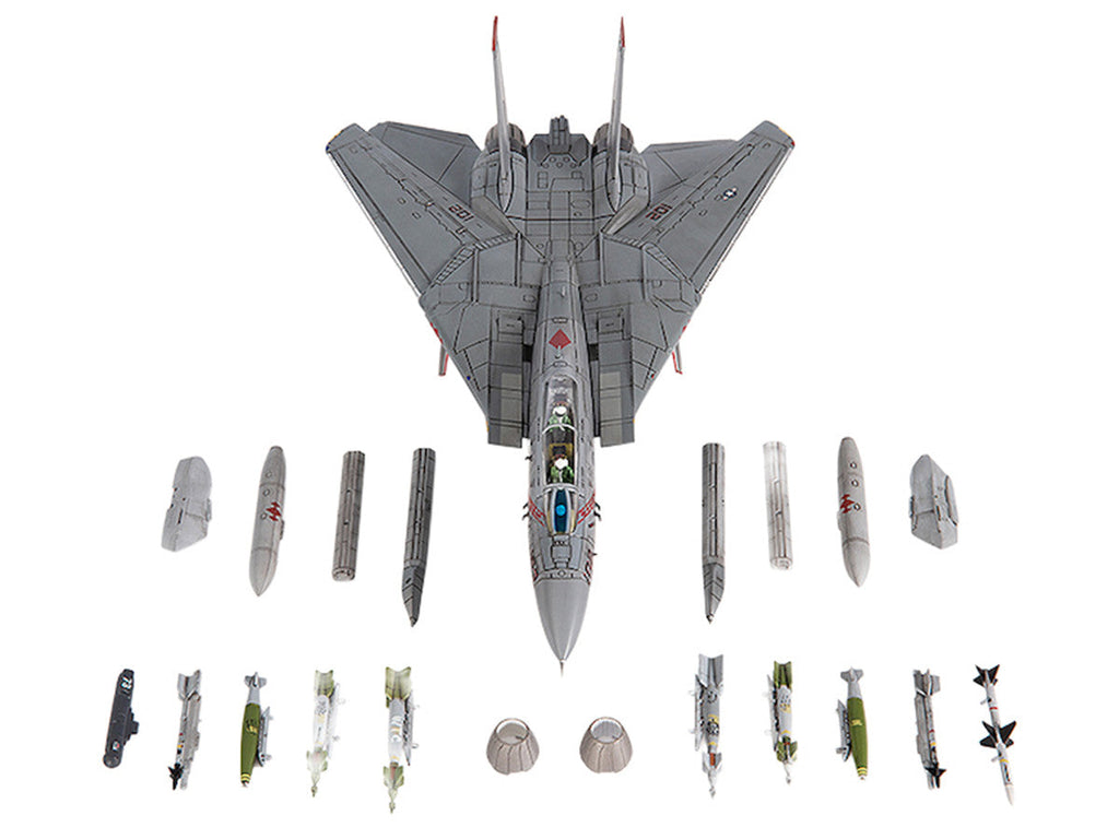Grumman F-14B Tomcat Fighter Aircraft "VF-102 Diamondbacks Operation Enduring Freedom" (2001) United States Navy 1/72 Diecast Model by JC Wings