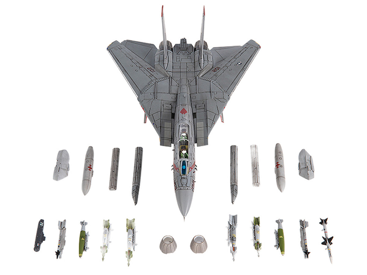 Grumman F-14B Tomcat Fighter Aircraft "VF-102 Diamondbacks Operation Enduring Freedom" (2001) United States Navy 1/72 Diecast Model by JC Wings