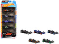 2024 Formula 1 World Championship 5 piece Set Diecast Model Cars by Hot Wheels