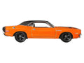 1970 Dodge Challenger R/T Orange with Black Hood and Top "2 Fast 2 Furious" (2003) Movie "Fast & Furious" Series Diecast Model Car by Hot Wheels