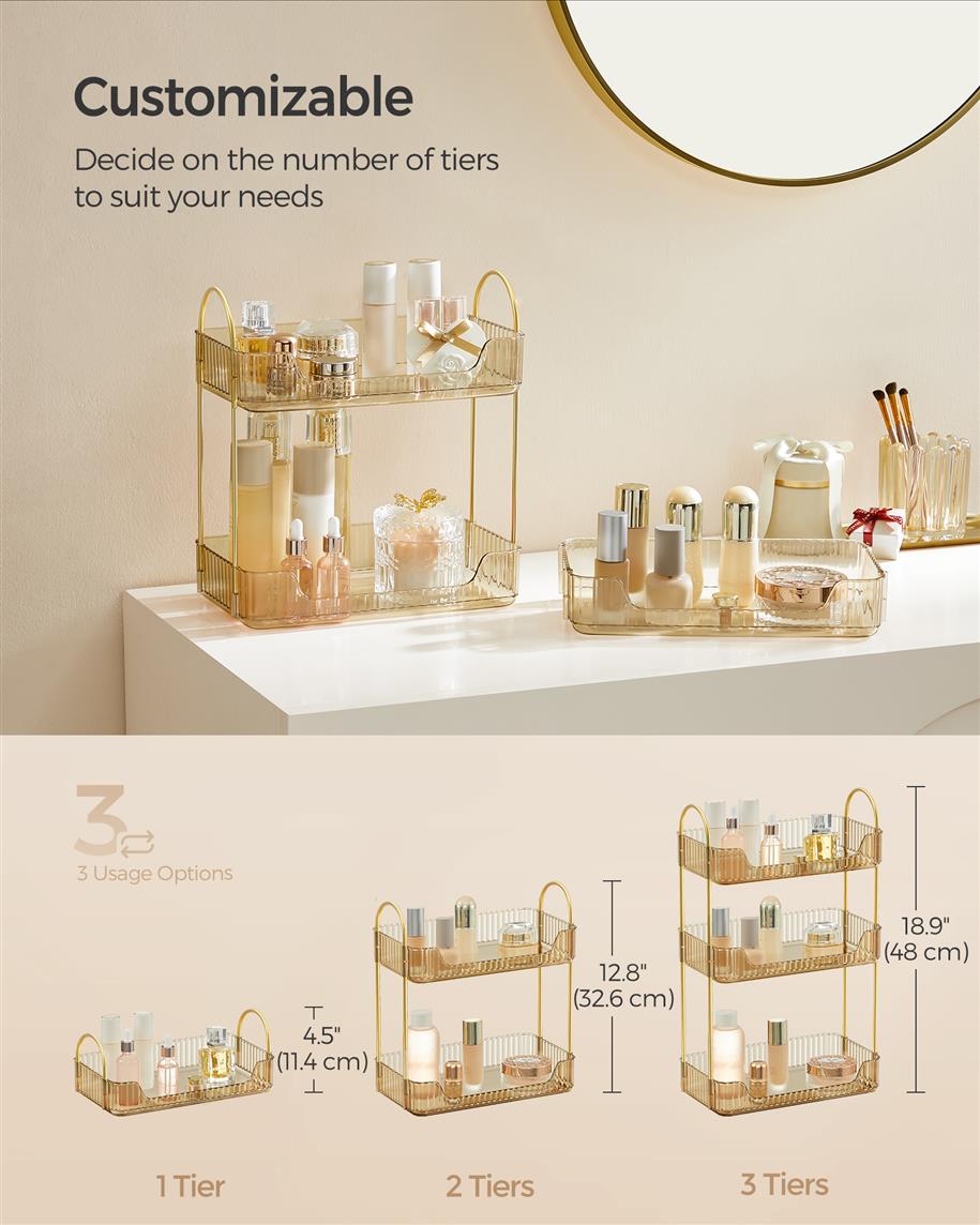 3-Tier Makeup Organizer