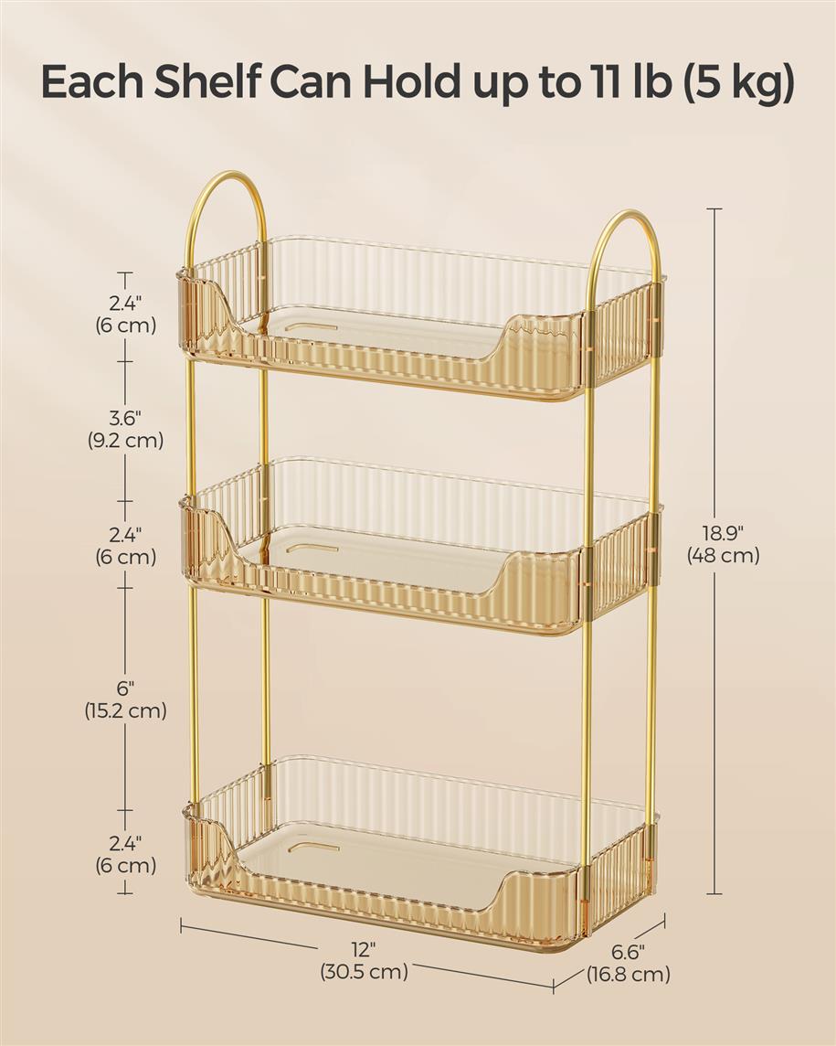 3-Tier Makeup Organizer