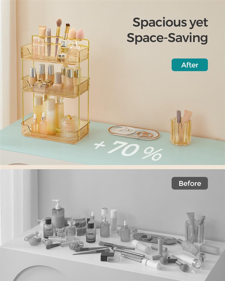 3-Tier Makeup Organizer