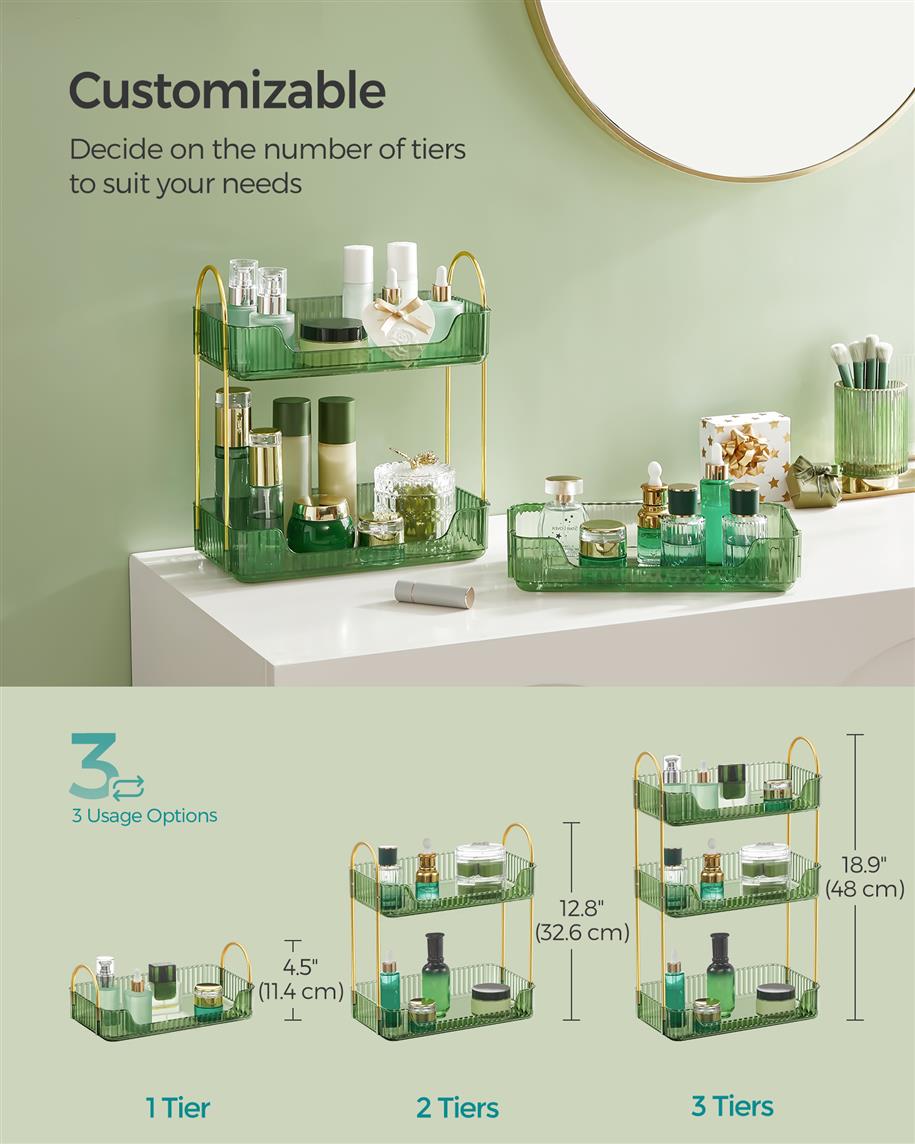 3-Tier Makeup Organizer