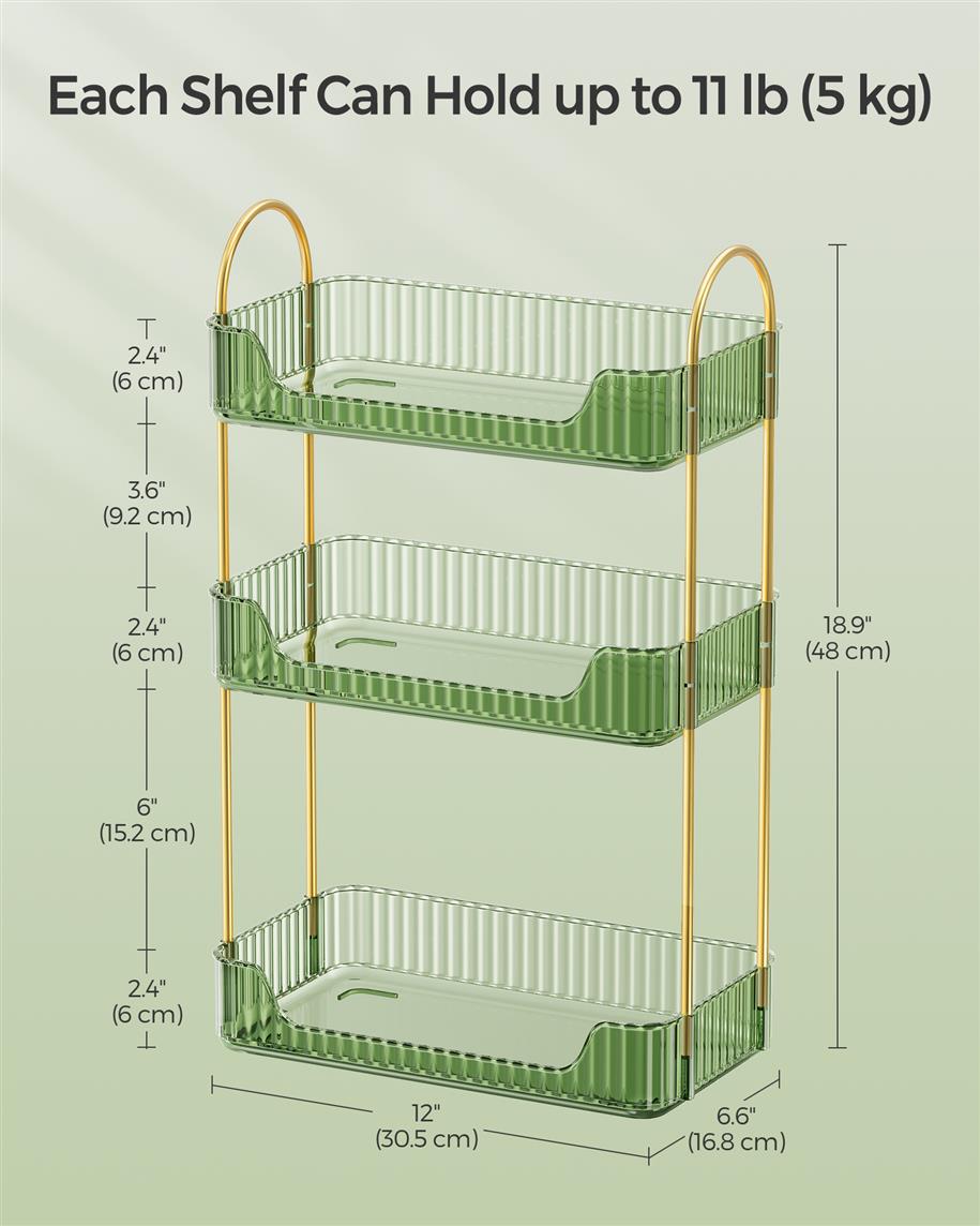 3-Tier Makeup Organizer