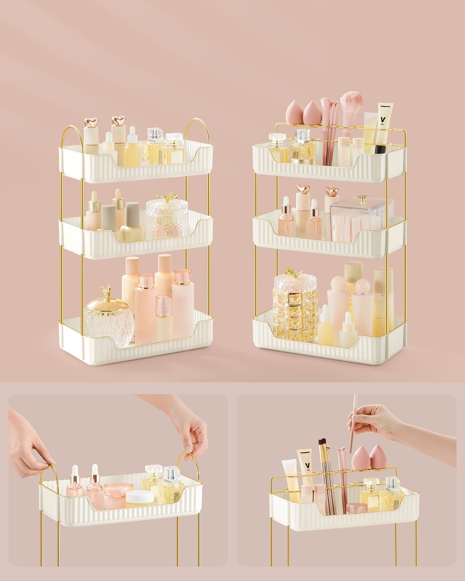 3-Tier Makeup Organizer