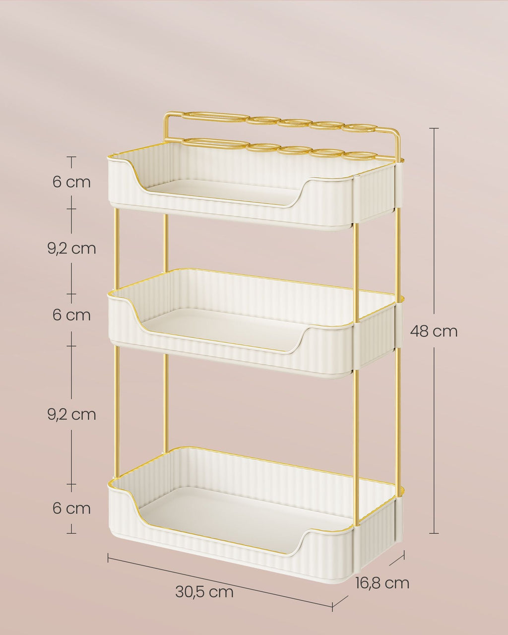 3-Tier Makeup Organizer
