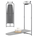 Over the Door Ironing Board Space-Saving Metal Hanging Ironing Board-Gray