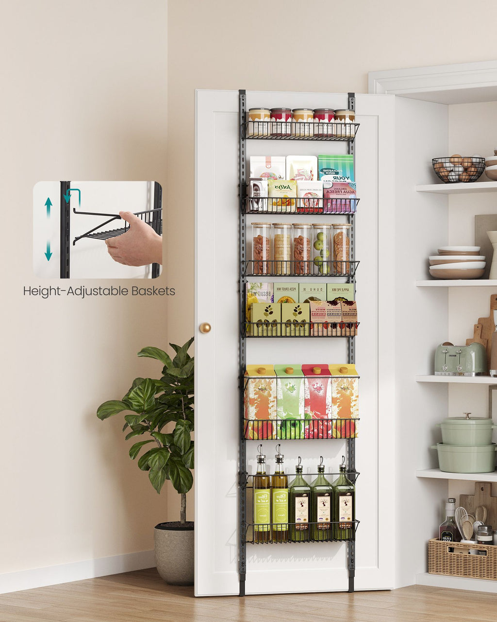 6-Tier Pantry Organizers and Storage